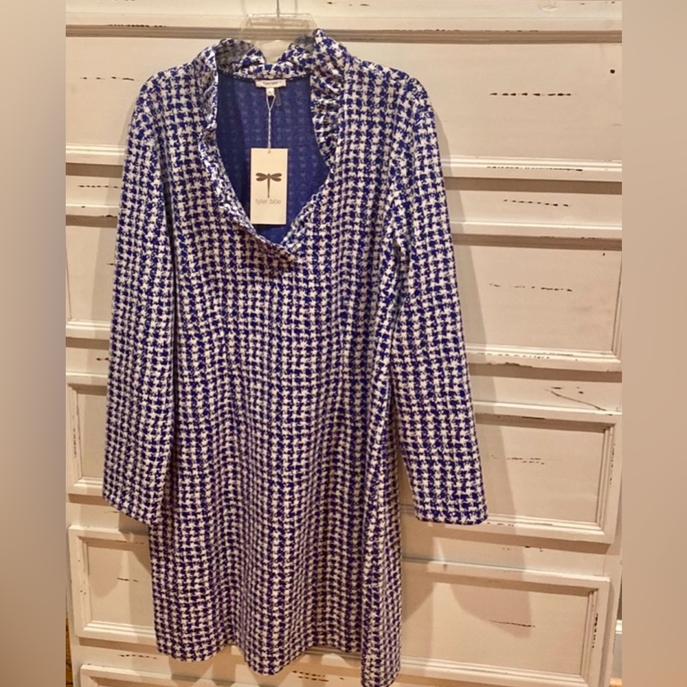 Tyler Boe Dress S - Constance Blue & White - New with tags